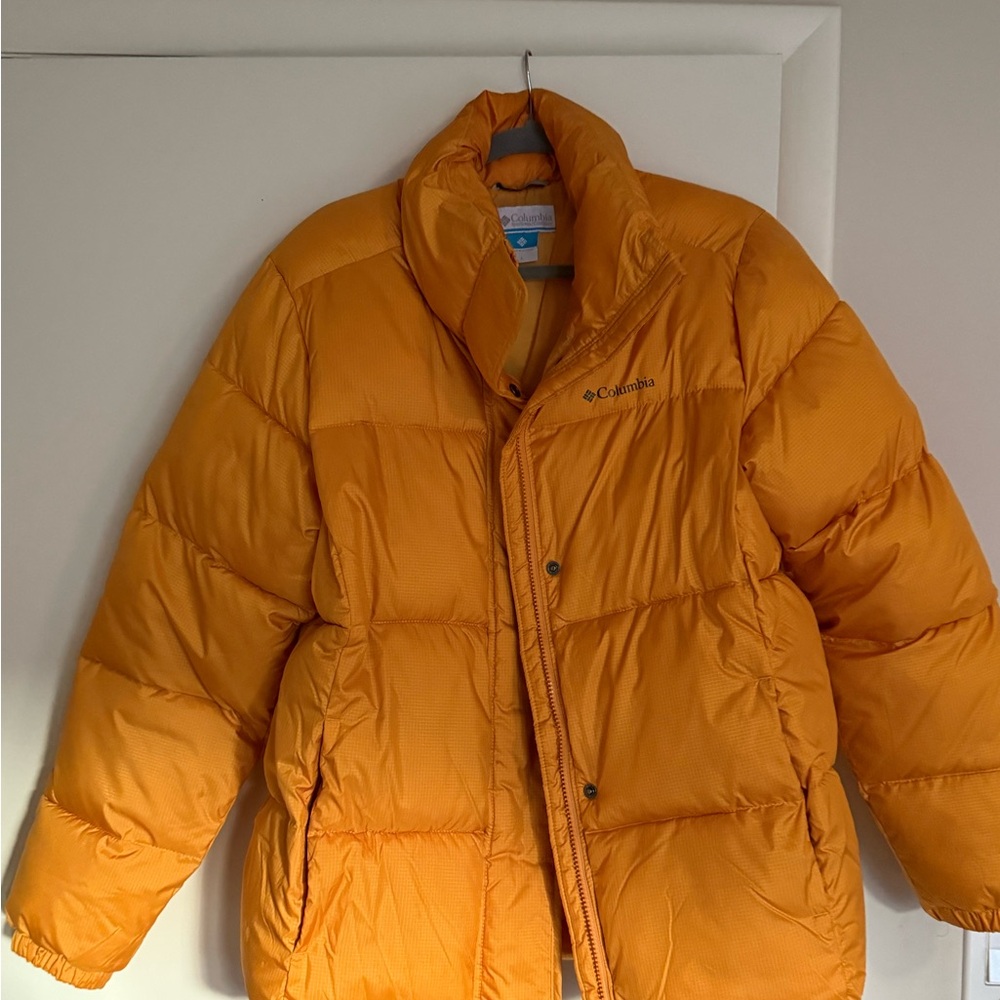 Columbia Yellow/Orange Puffer Jacket